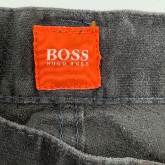 Hugo Boss Orange Mens Suede Feel Button Fly Pants - Picture 5 of 5